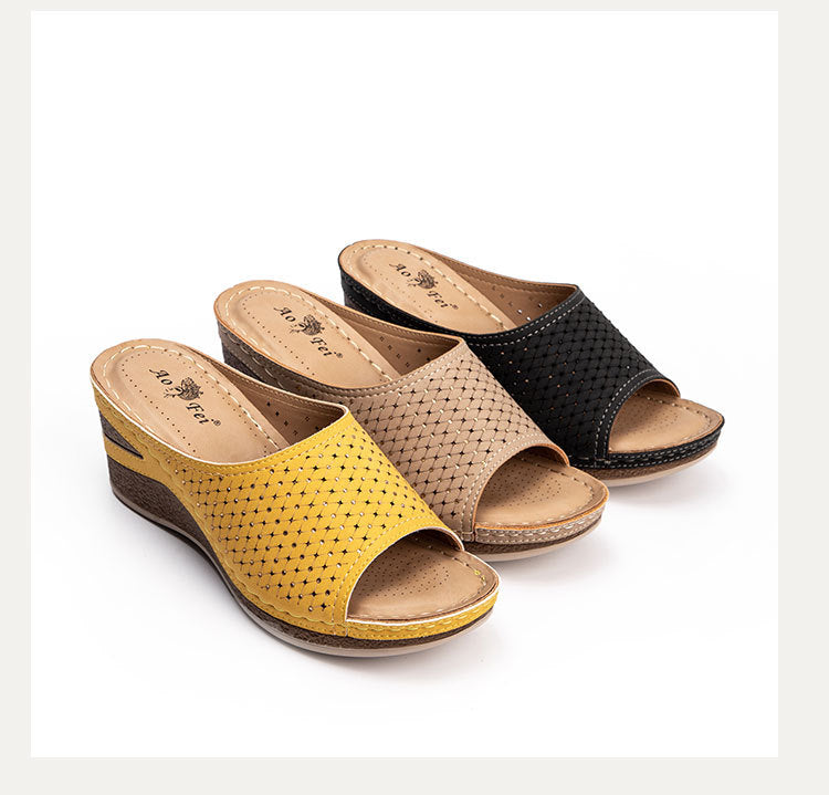 Salem-G Women’s Comfort Wedge Sandals