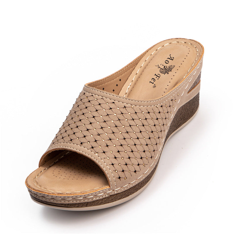 Salem-G Women’s Comfort Wedge Sandals