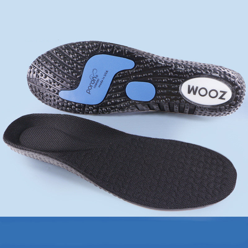 Men's And Women's High Elastic Super Soft Bottom Sweat-absorbing Breathable Deodorant Insole