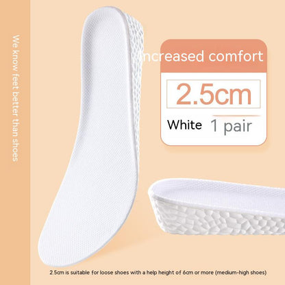 Inner Raised Insole Sports Shoes With Shock Absorption Air Cushion