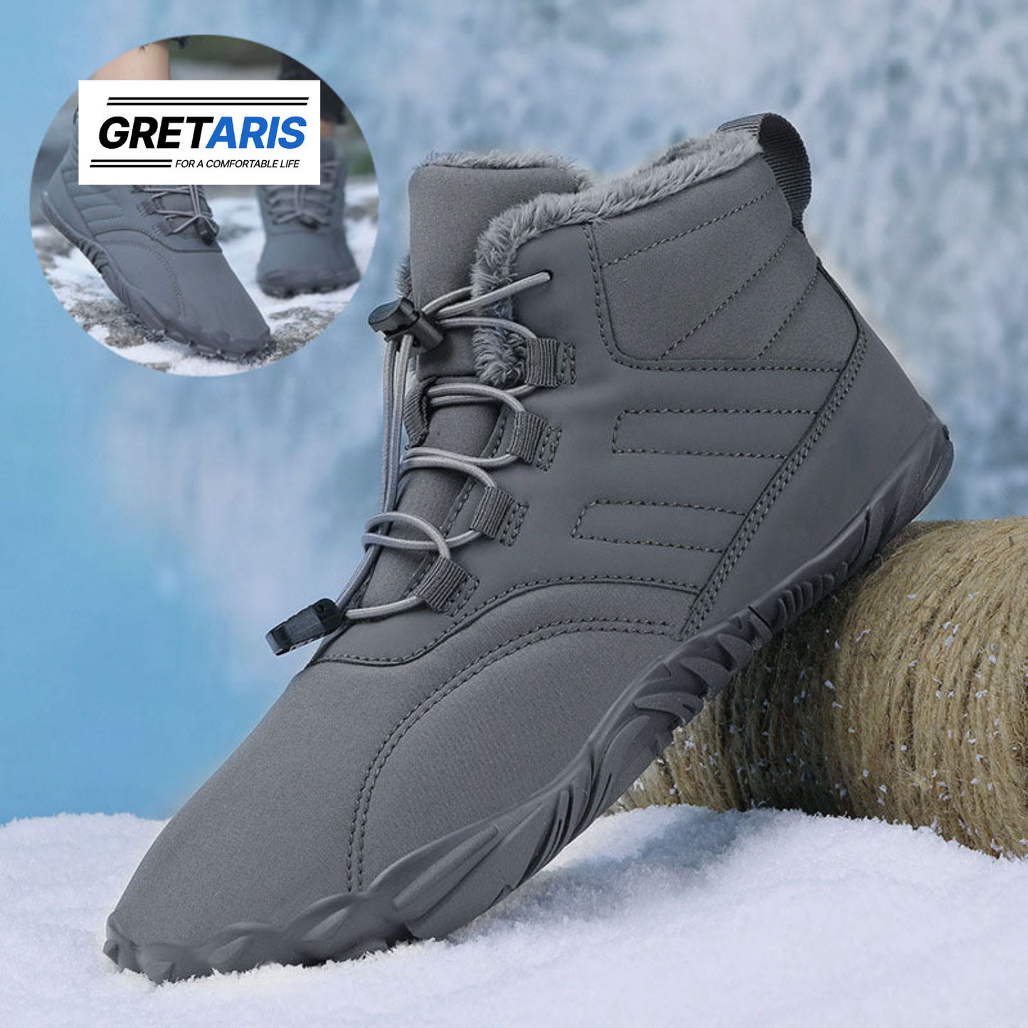 Wellington-G Unisex Comfort & Warm Slip-on Boots