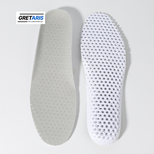 Mesh breathable EVA shock-absorbing insole