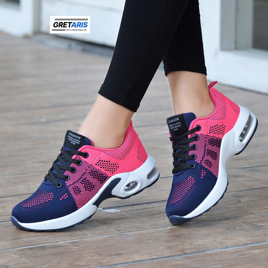 Flying Woven Mesh Shoes Women's Shoes Sports Casual Shoes Fashion Breathable