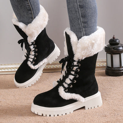 Sofia-G Comfort Women’s Winter Lace-up Snow Boots