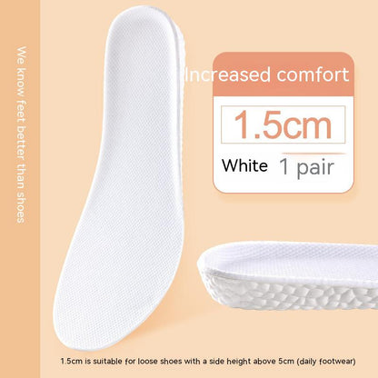 Inner Raised Insole Sports Shoes With Shock Absorption Air Cushion